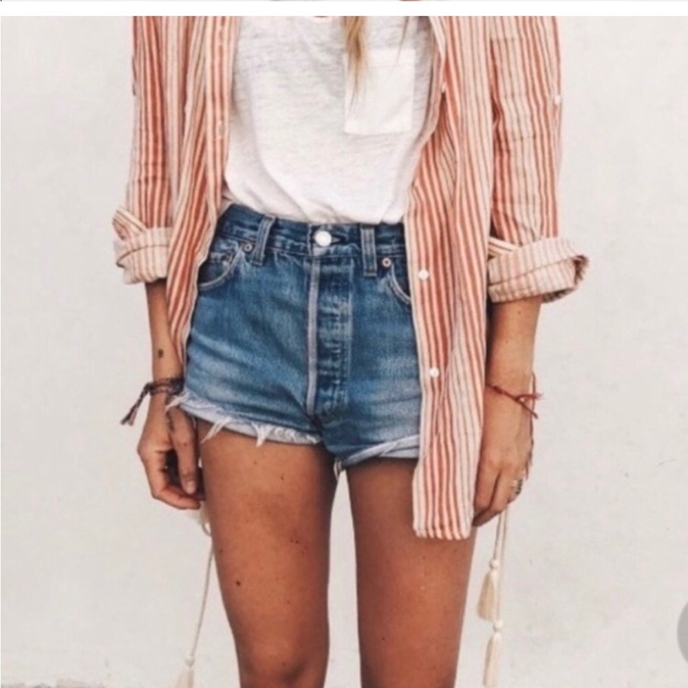 Levi's Blue Jean Shorts